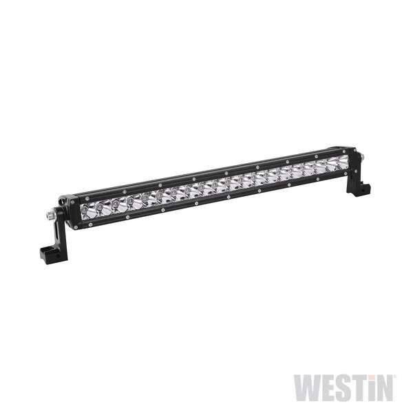 Westin Automotive XTREME LED LIGHT BAR LOW PROFILE SINGLE ROW 20 INCH FLOOD W/5W CREE, BLACK , HARNESS & BRACKETS INCL 09-12270-20F - main